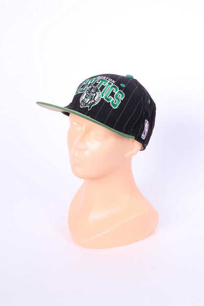 Mitchell&amp;Ness Philadephia Casquette de baseball pour homme en laine noire rayée Boston Celtic