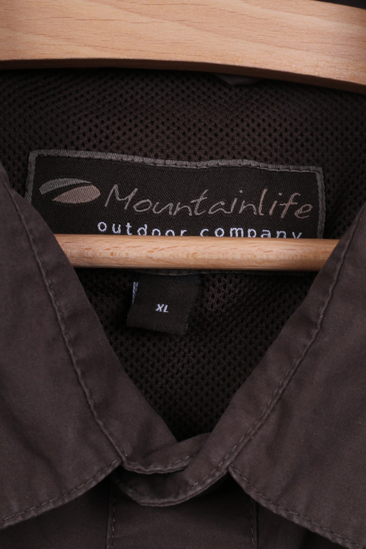 Mountainlife Chemise décontractée pour homme XL (2X) Marron à manches courtes Outdoor Company Marron 