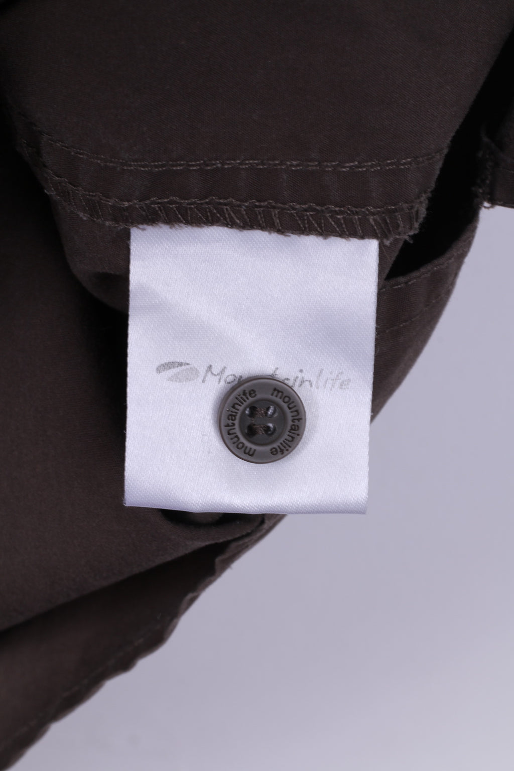 Mountainlife Uomo XL (2X) Camicia casual Marrone Manica corta Outdoor Company Marrone 