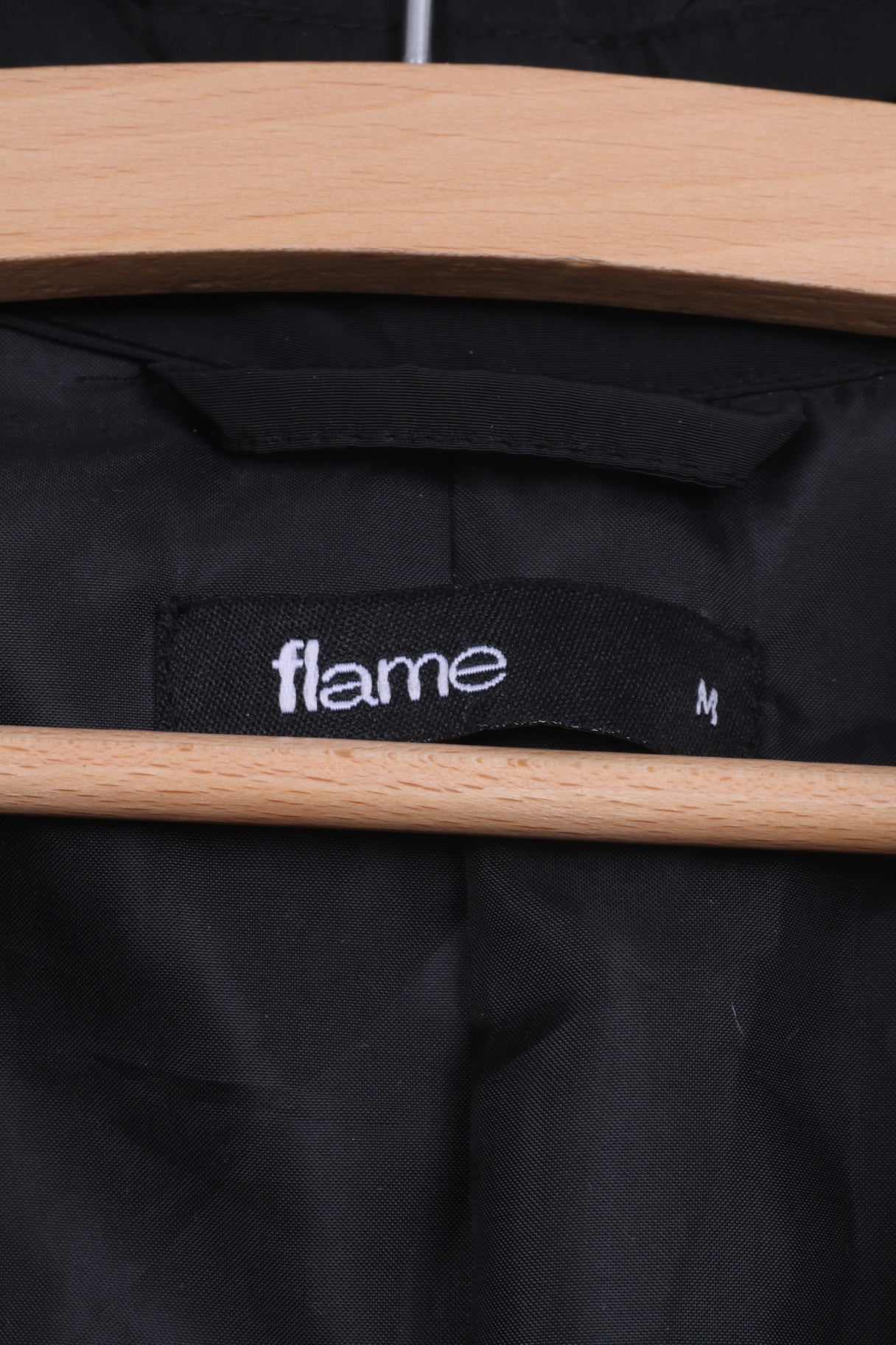 Cappotto M da donna Flame monopetto nero vintage 