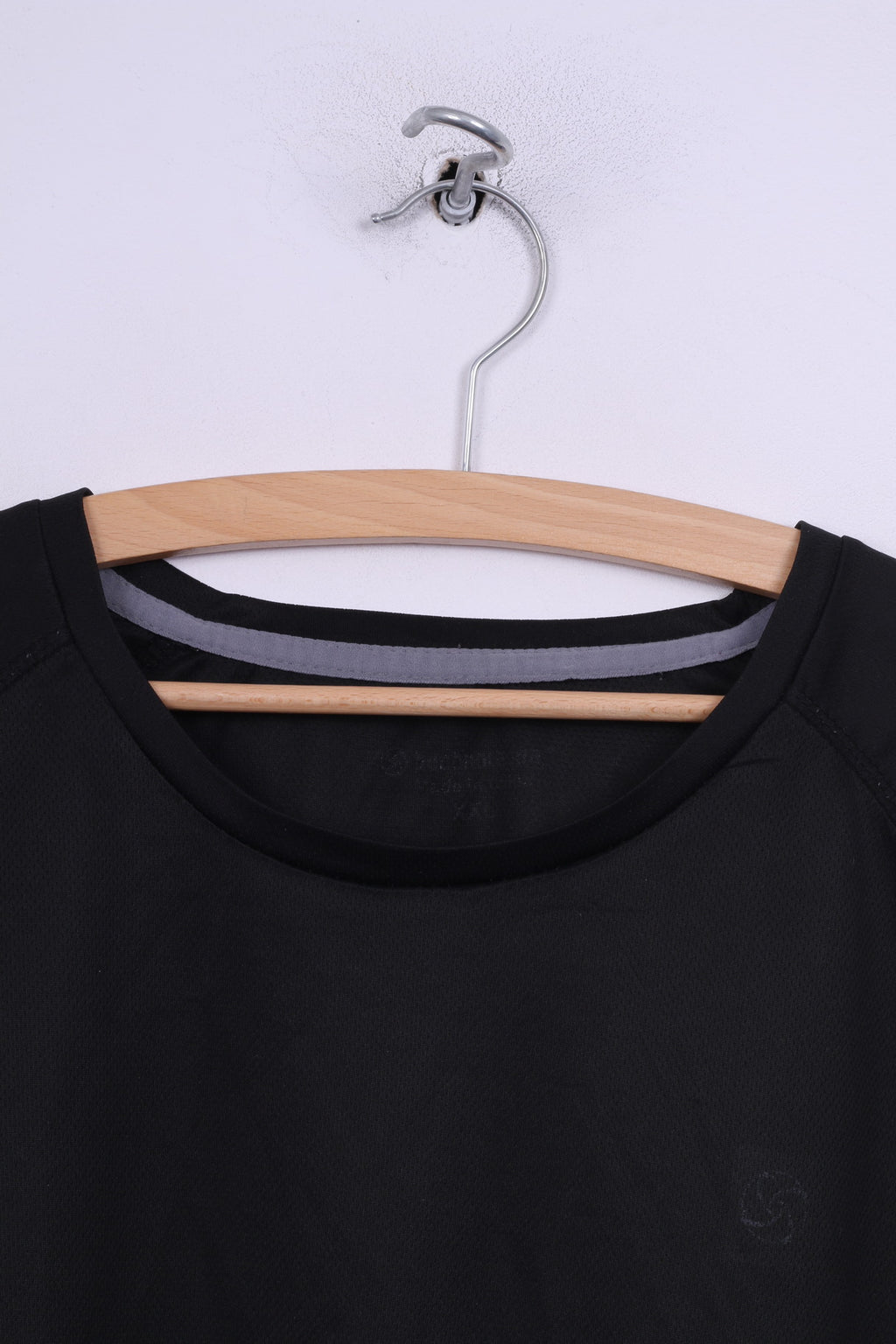 Technolayer Mens 2XL Shirt Long Sleeve Crew Neck Black Sportswear