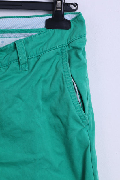 Tommy Hilfiger Pantalon 8 M Femme Vert ROME Pantalon Chino en Coton Coupe Regular