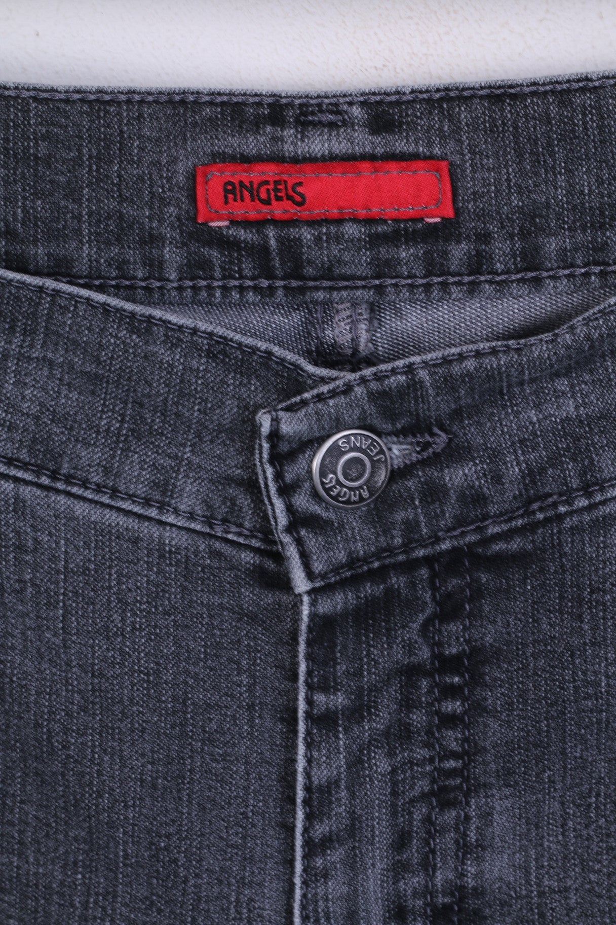 ANGELS Womens 44 XL Trousers Cotton Grey Pants