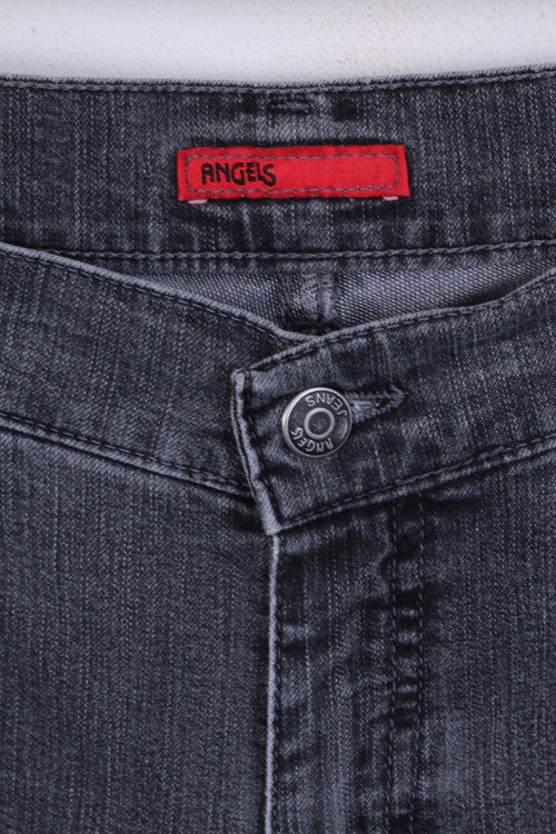 ANGELS Pantalon Femme 44 XL Pantalon Gris Coton