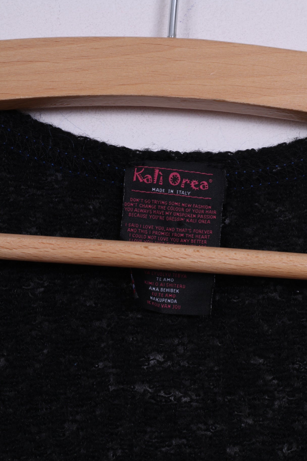 Kali Orea Womens 10 S Mini Dress Multi print Black Short Sleeve Different Textures Italy