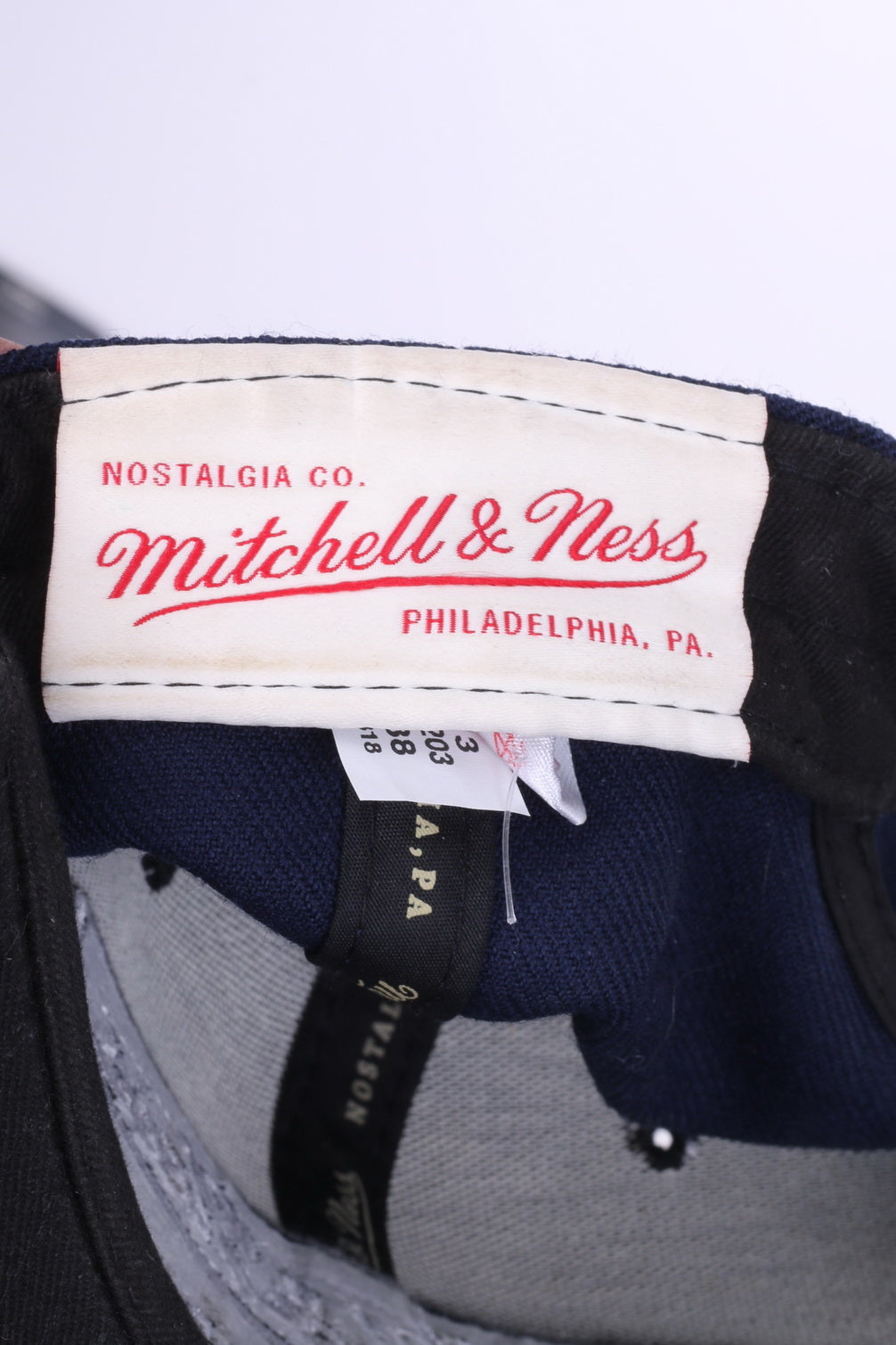 Nostalgia Co. Mitchell&Nes Philadephia Mens Caps Navy Adjustable Fit