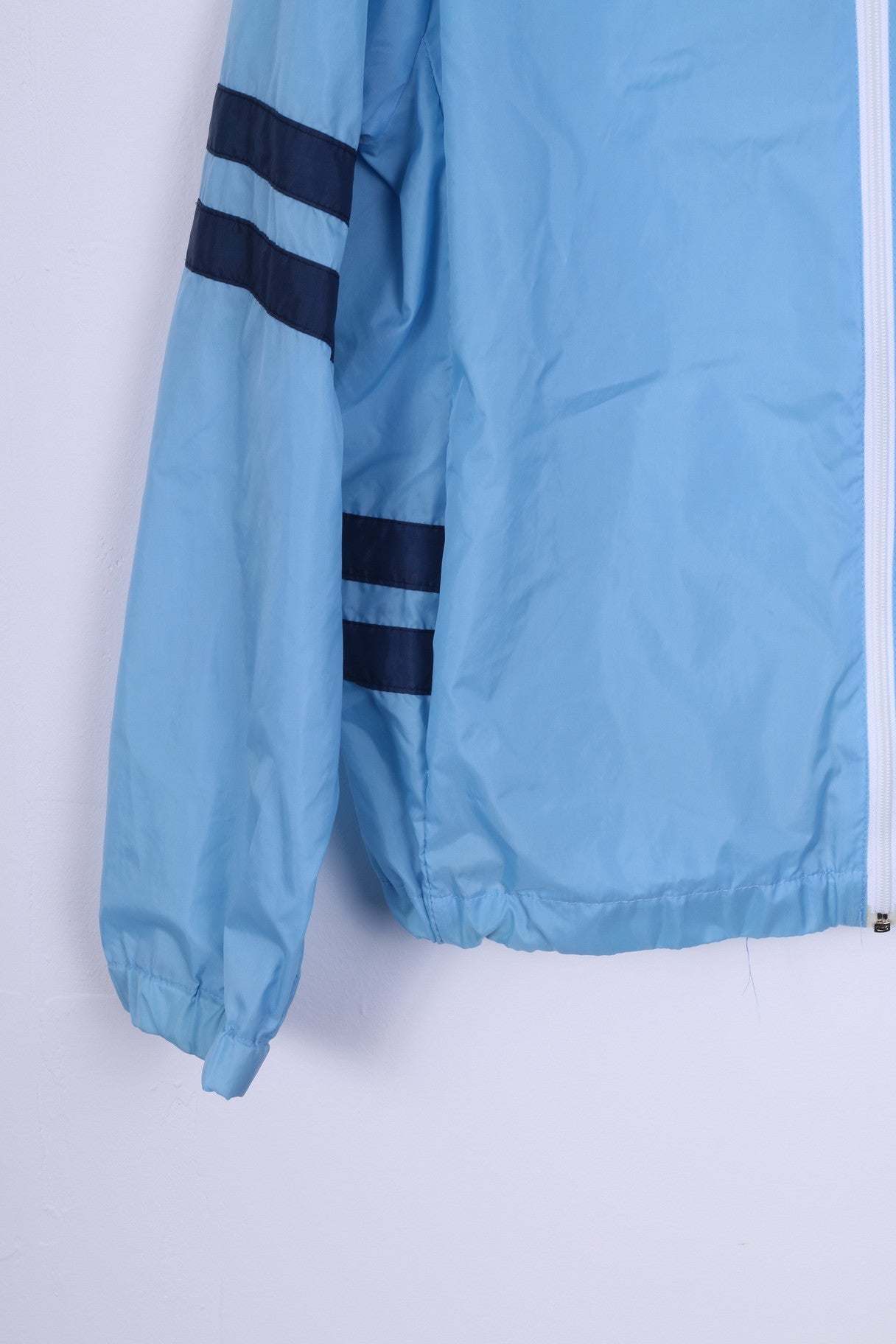 RYON Veste de Survêtement S Homme Nylon Bleu Imperméable Vintage