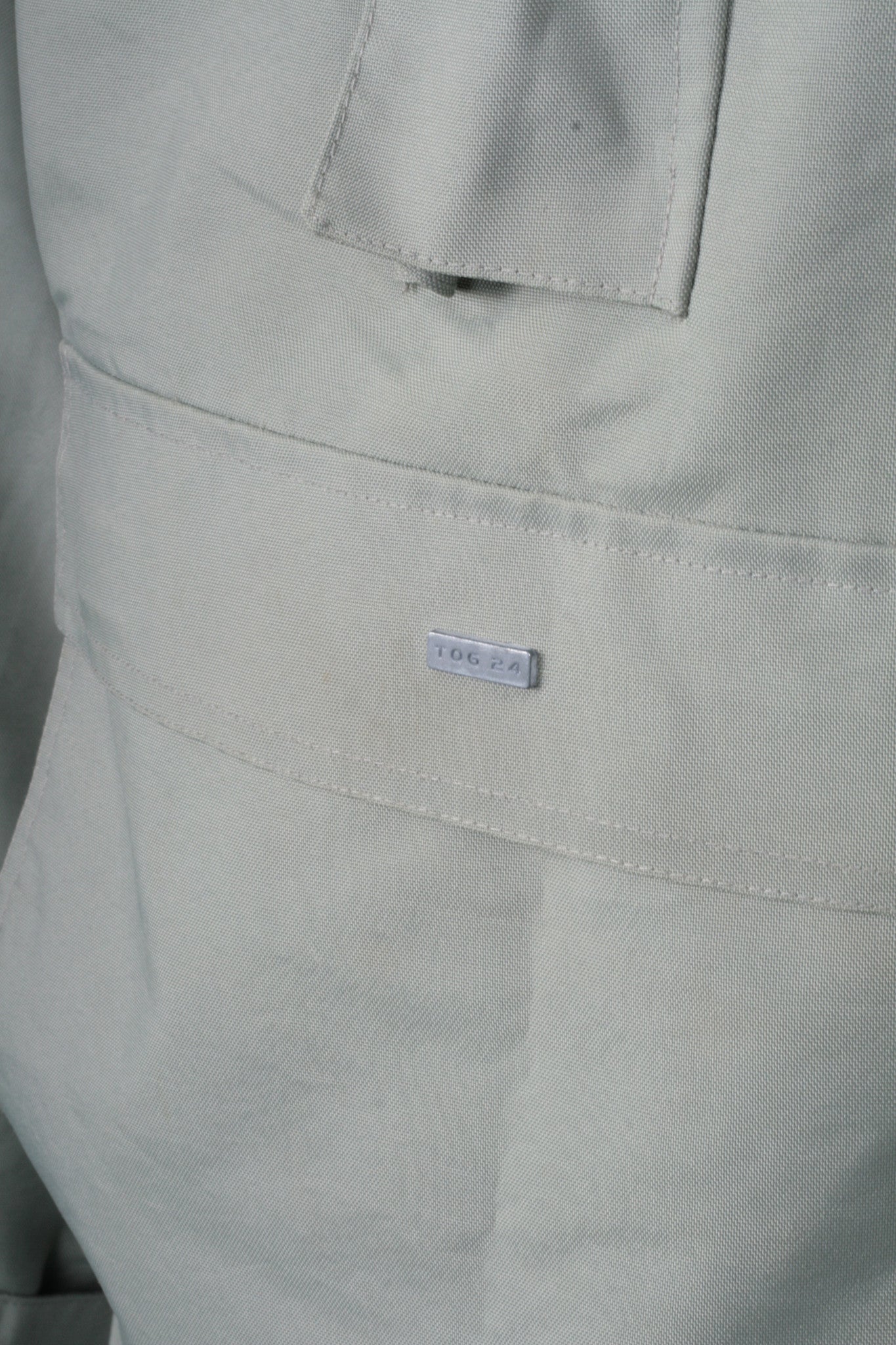Tog24 Mens S Jacket Green Hood Anorak Nylon Parka Performance Clothing Systems - RetrospectClothes