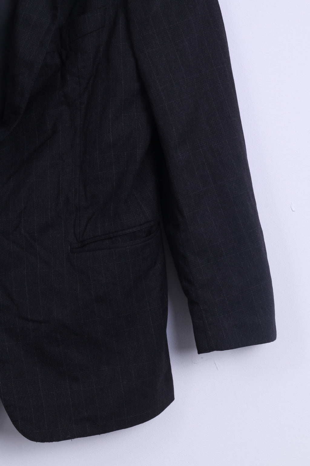 REDAELLI Mens 48 M Jacket Charcoal Vintage Wool Vestifranchi Italy Blazer