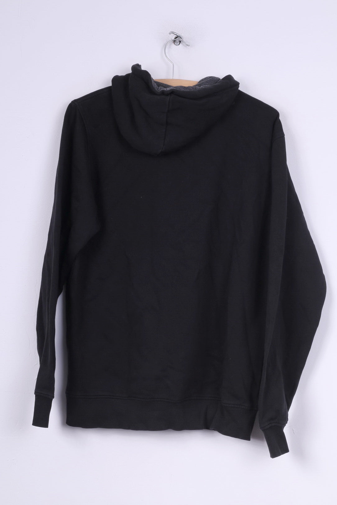 Much More Mens M Sweatshirt Black Hooded Graphic NYC Brooklyn Cotton Jumper
