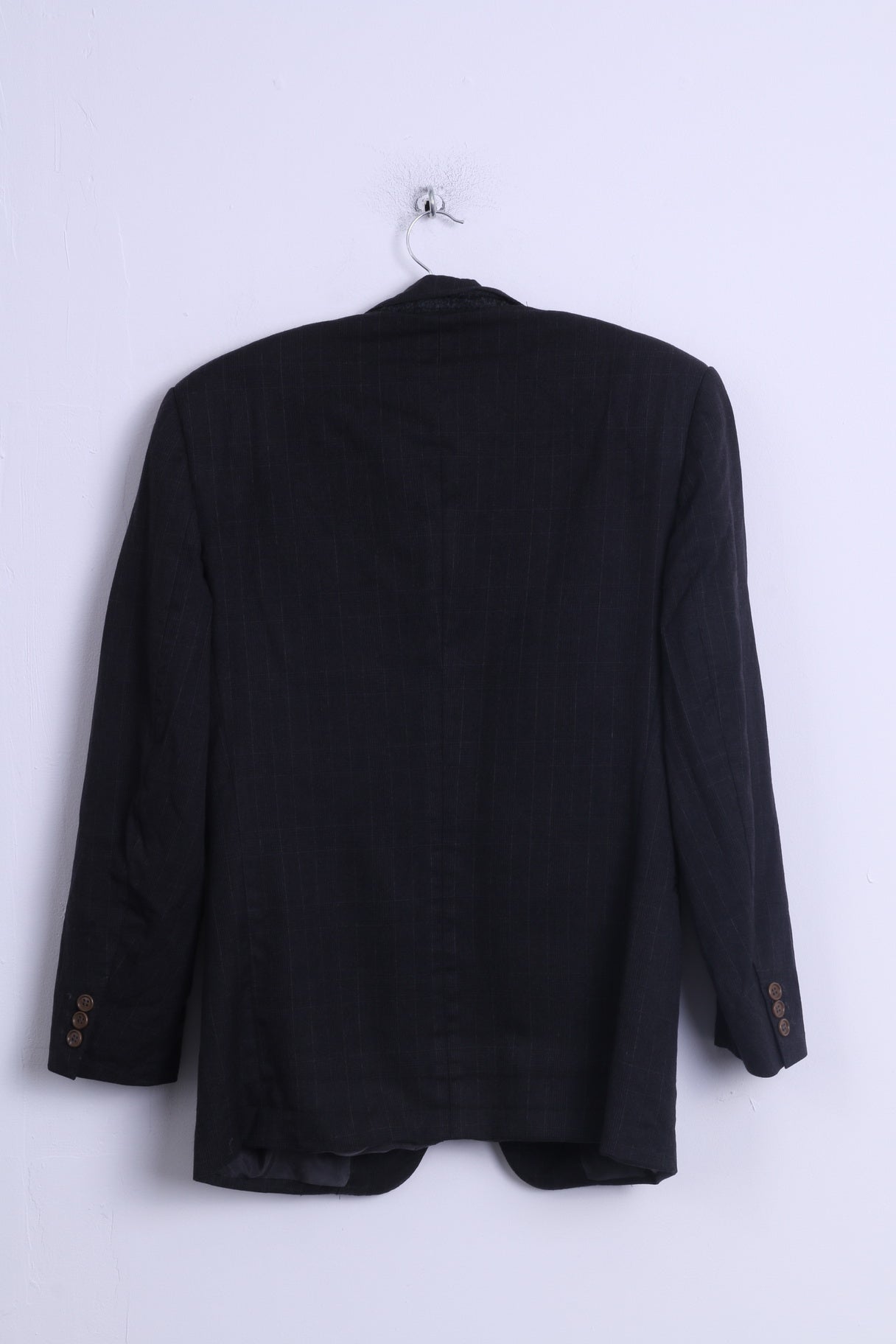 REDAELLI Mens 48 M Jacket Charcoal Vintage Wool Vestifranchi Italy Blazer