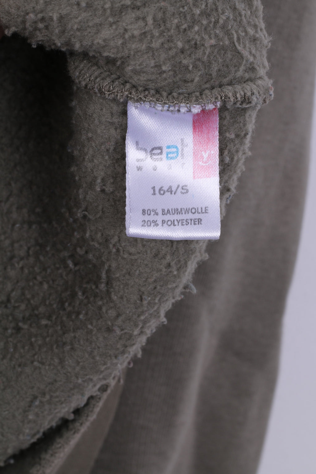 Beat Wear Ragazzi 164 S Felpa Grafica Maglione con cappuccio Adoratori di bordo Verde Abbigliamento sportivo Cotone