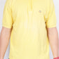 Mauritius Mens XL Polo Shirt Yellow Short Sleeve Cotton - RetrospectClothes