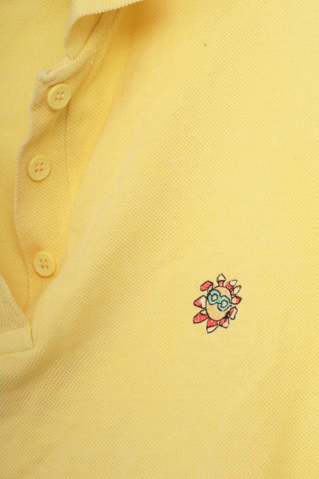 Mauritius Mens XL Polo Shirt Yellow Short Sleeve Cotton - RetrospectClothes