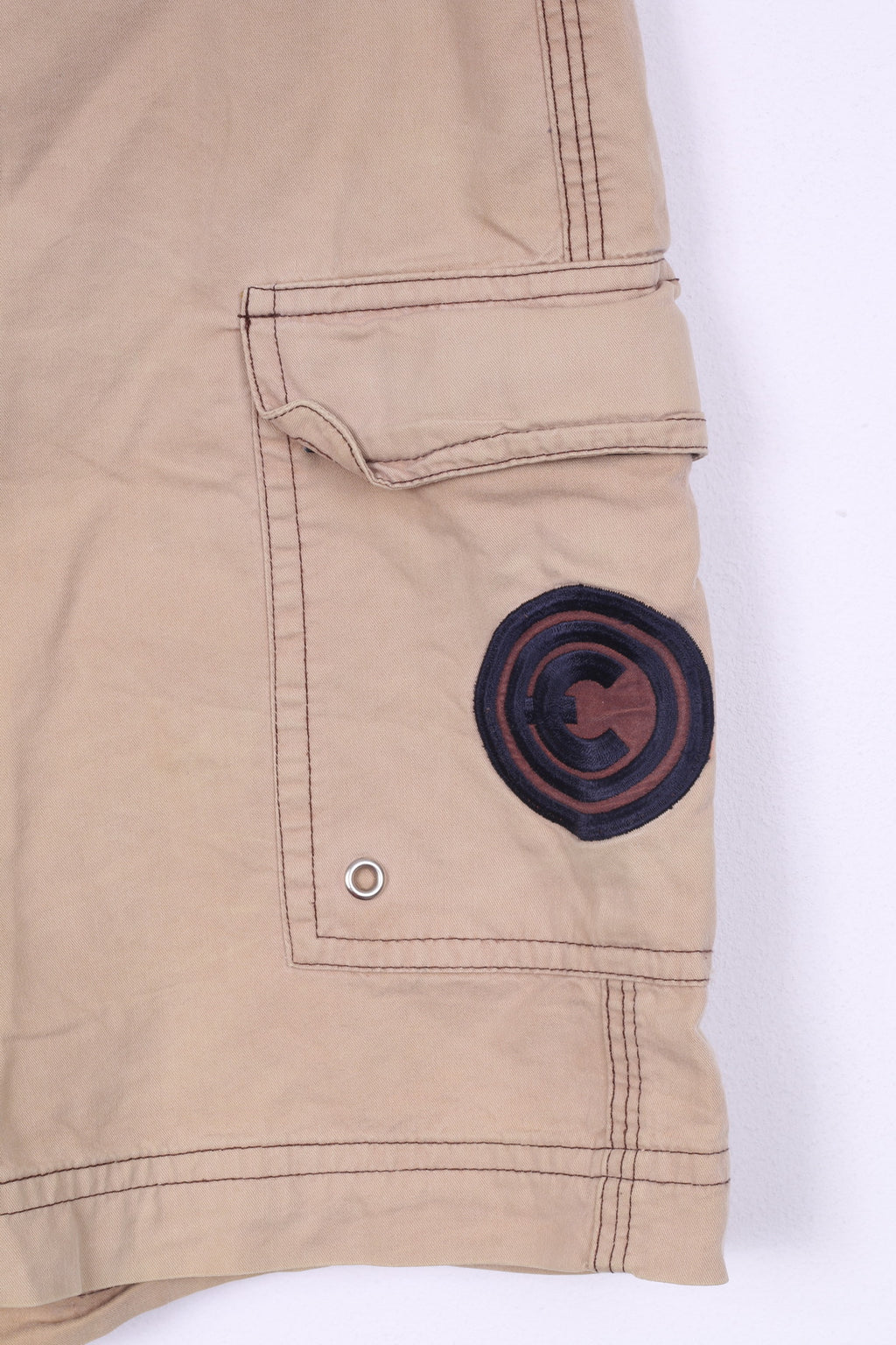 Chiemsee Active Wear Womens 30'' M Shorts Beige Cargo Nylon Windsurfing