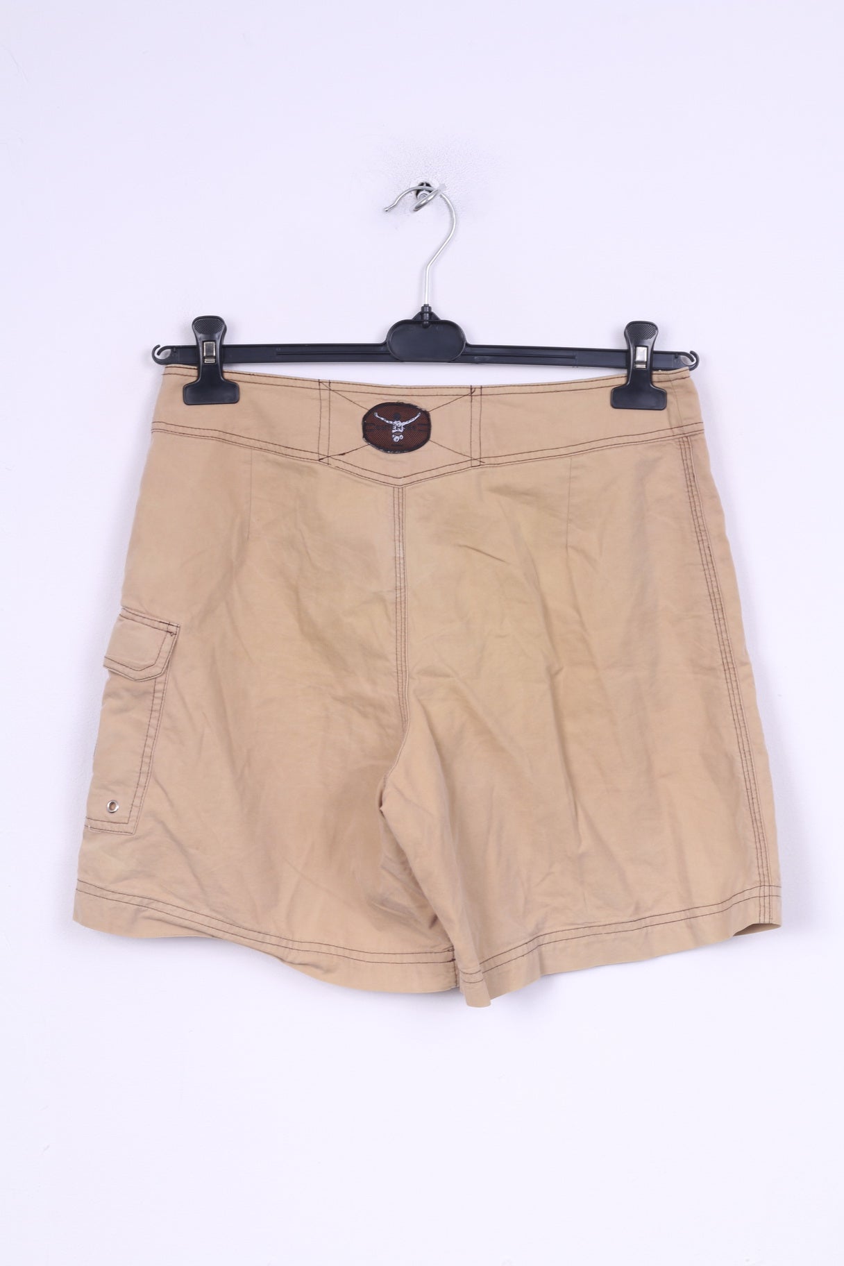 Chiemsee Active Wear Womens 30'' M Shorts Beige Cargo Nylon Windsurfing