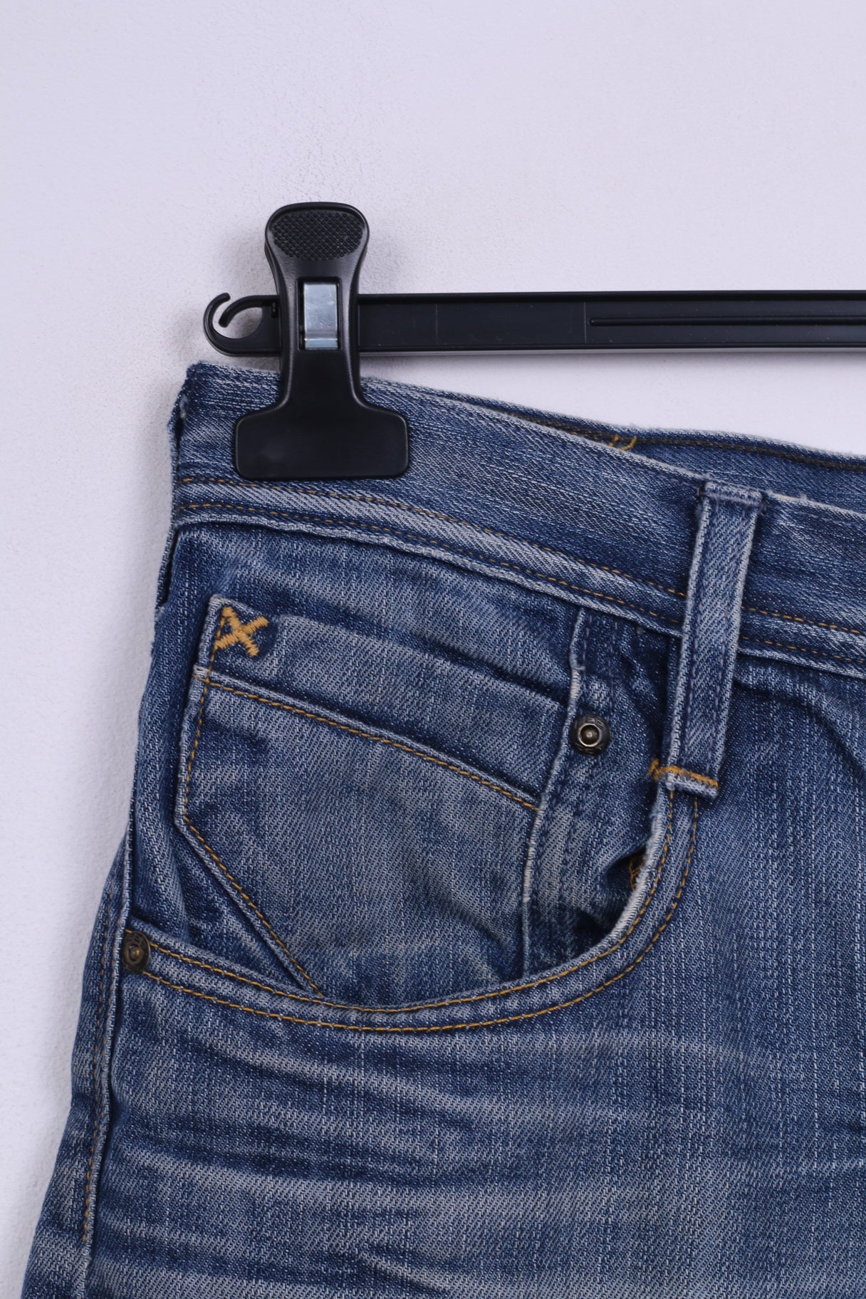 Lee Mens W 32 Trousers Blue Jeans Denim Cotton Straight Leg Pants