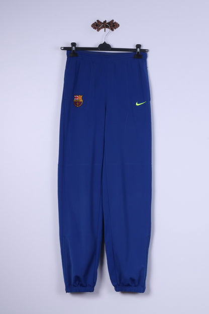 Pantaloni Nike Ragazzi XL 13-15 Età 158-170 Pantaloni blu FC Barcelona Pantaloni sportivi 