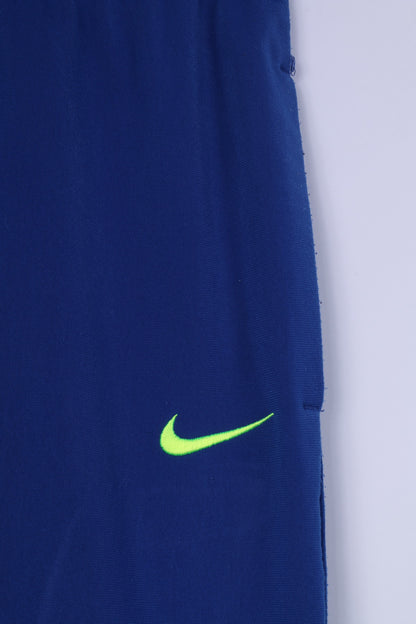 Pantaloni Nike Ragazzi XL 13-15 Età 158-170 Pantaloni blu FC Barcelona Pantaloni sportivi 
