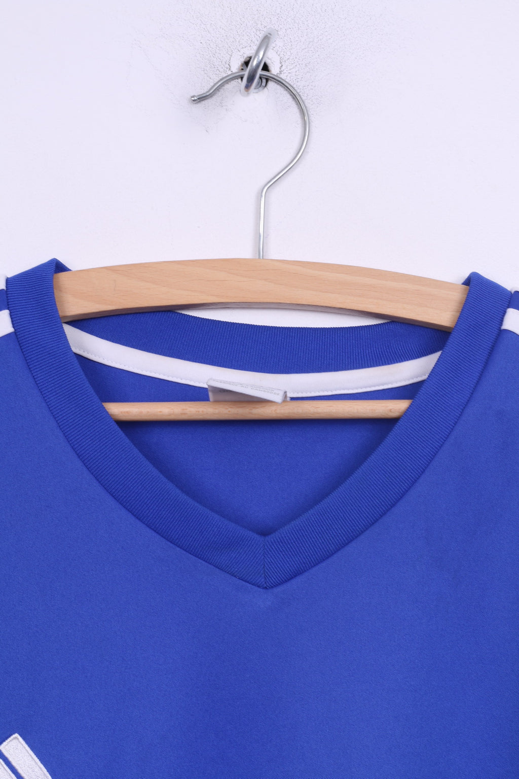 Top da allenamento sportivo in maglia blu da uomo Adidas XL 