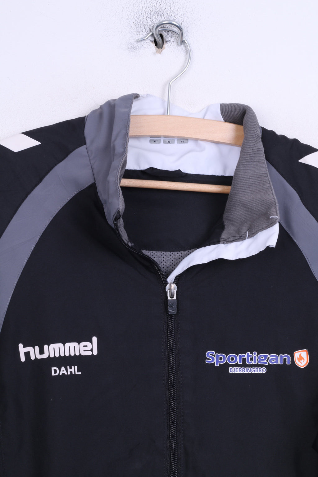 Hummel Dahl Veste de survêtement XL pour Homme Sport Noir Sportigan Bjerringbro