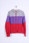 Lyle &amp; Scott Heritage Giacca da uomo L Giacca da pista con cappuccio grigio