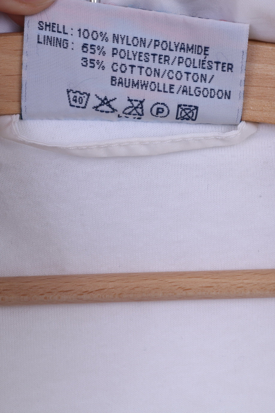 Giacca US Basic da donna L, in nylon color crema, impermeabile, con cerniera BMW, parte superiore leggera