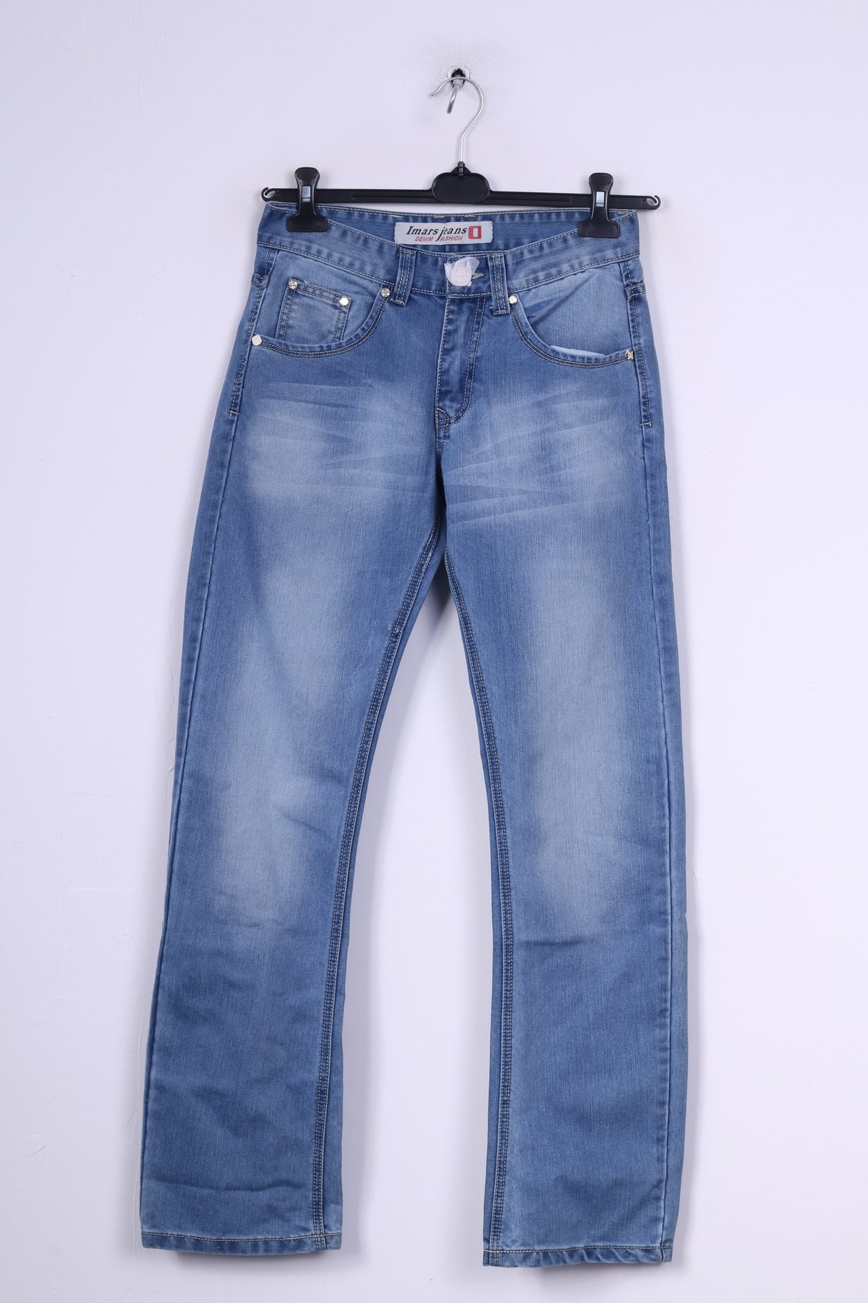 Nuovi Pantaloni Imars Jeans Denim Moda Donna 29 Jeans Cotone Blu