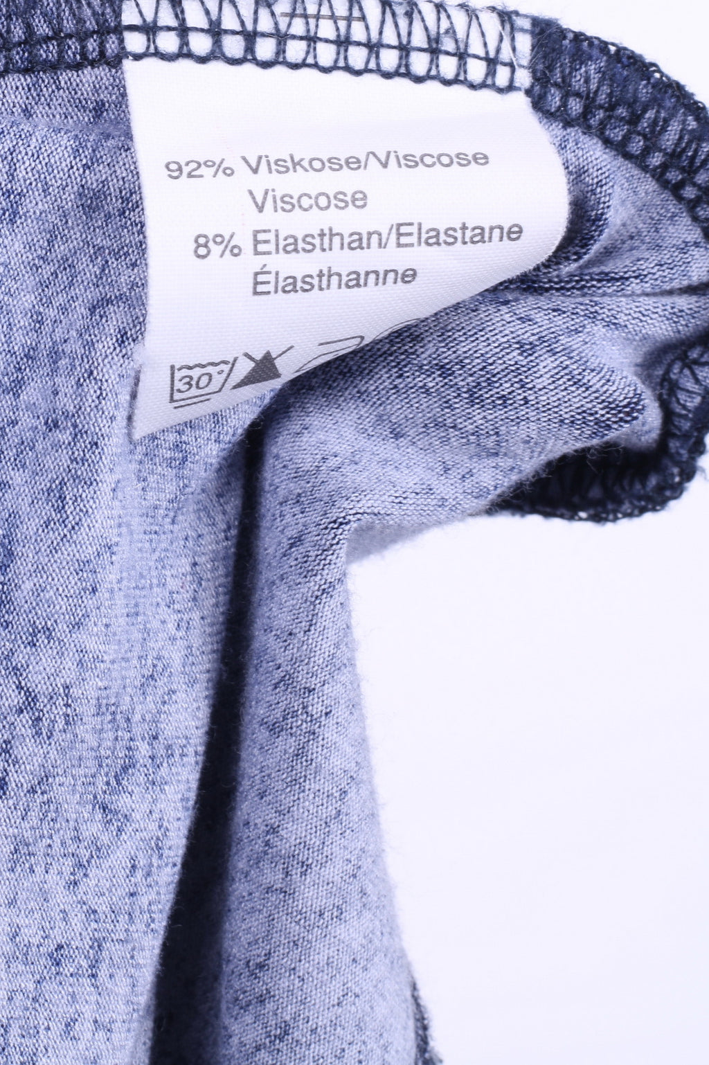 Biba Womens M Blouse Shirt 3/4 Sleeve Beads Grey Navy Blue - RetrospectClothes