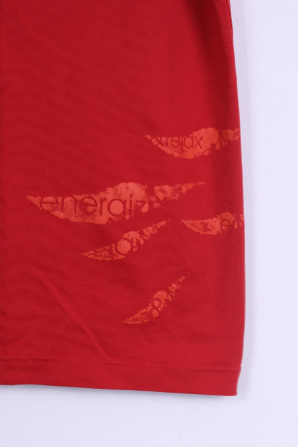 Maglia da donna Etirel M rossa elasticizzata per il controllo delle emozioni, maglietta sportiva da allenamento