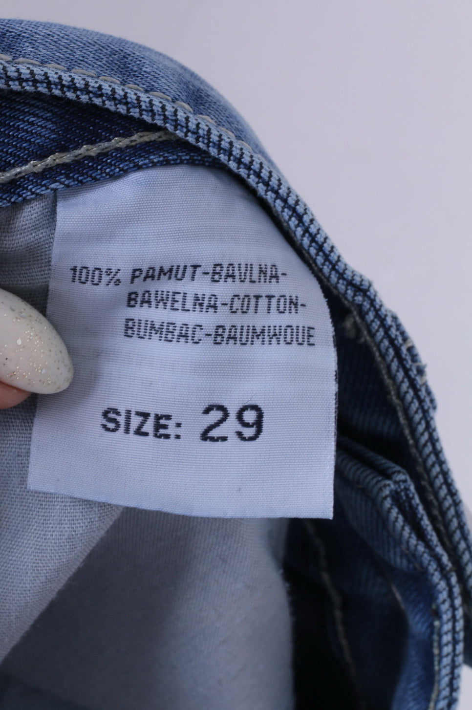 Nuovi Pantaloni Imars Jeans Denim Moda Donna 29 Jeans Cotone Blu