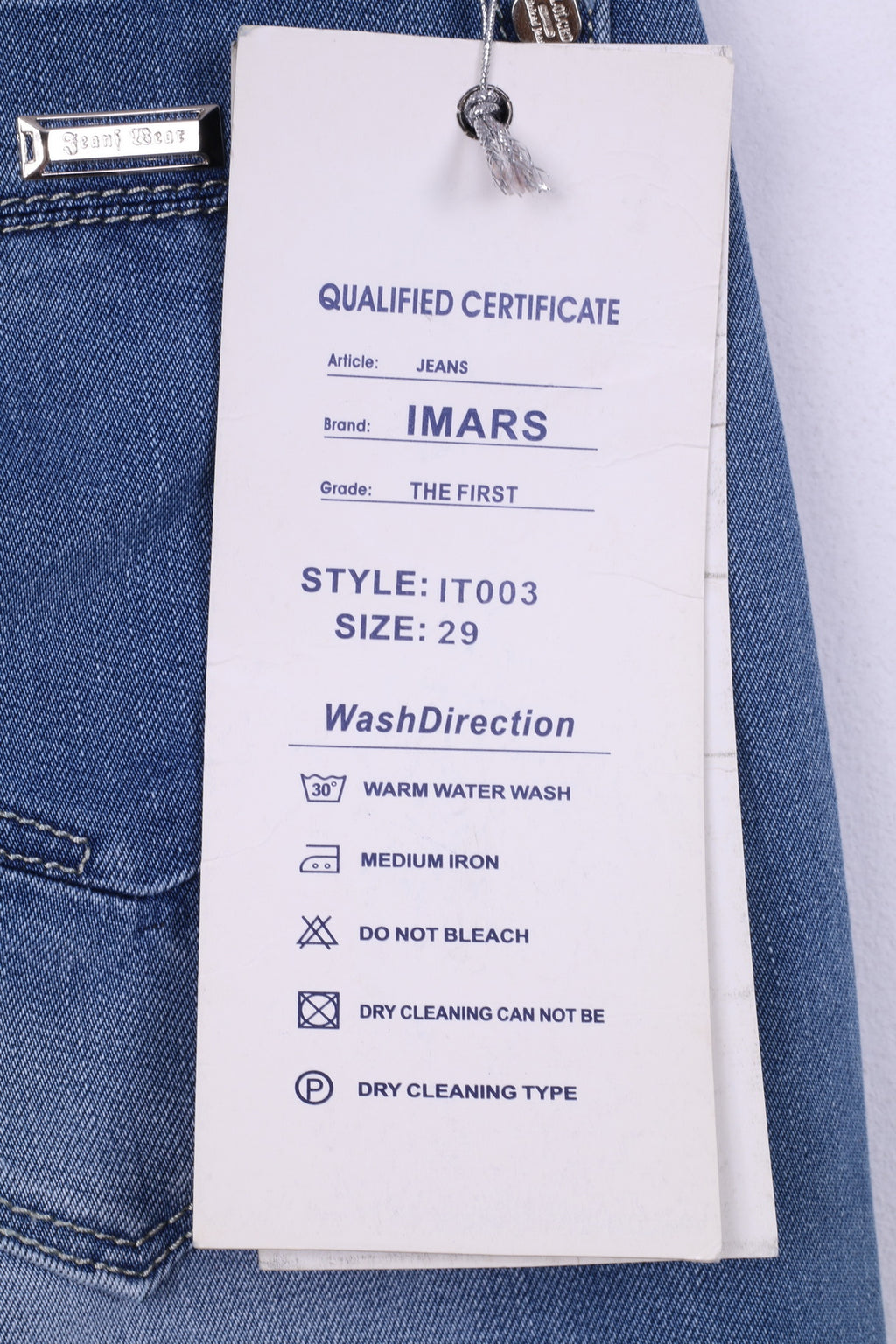 Nouveau Imars jean Denim mode femme 29 pantalon jean coton bleu