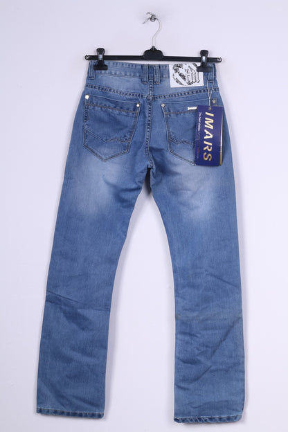 Nuovi Pantaloni Imars Jeans Denim Moda Donna 29 Jeans Cotone Blu