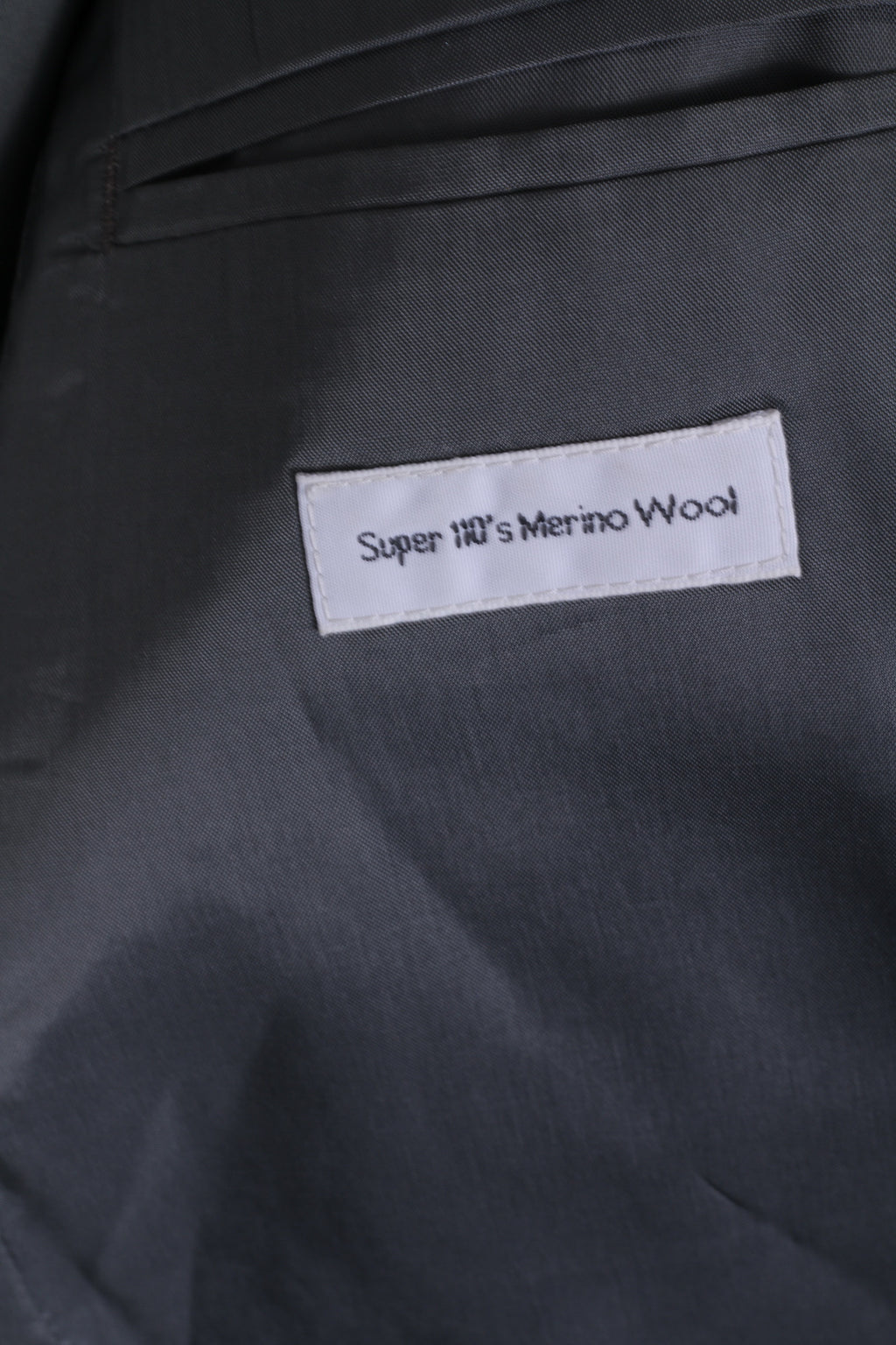 T.M. Lewin Mens 41M Blazer Suit Top Gray Jacket Tailoring Wool Single Breasted