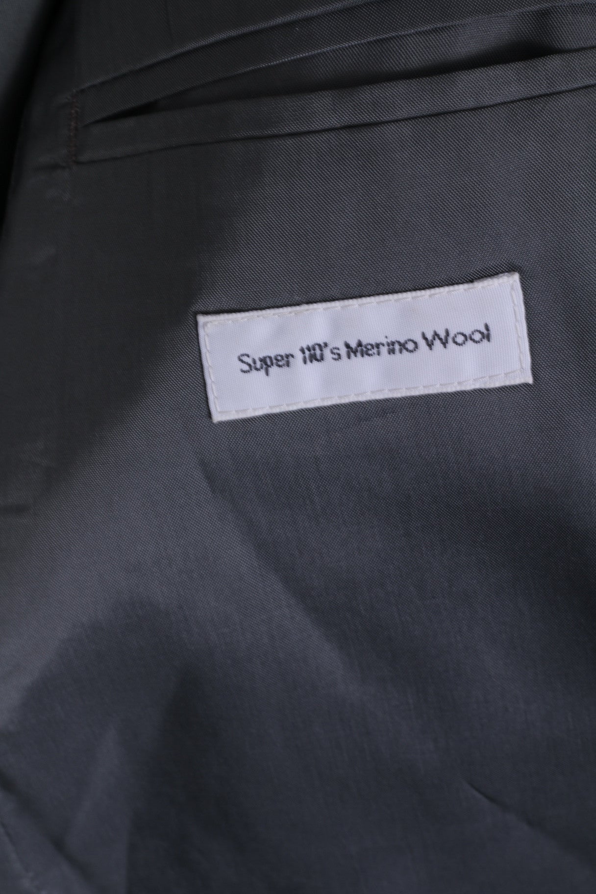 T.M. Lewin Mens 41M Blazer Suit Top Gray Jacket Tailoring Wool Single Breasted