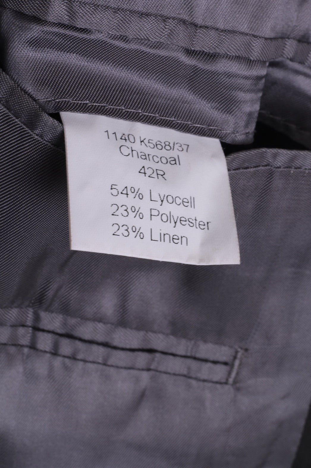 Pierre Cardin Mens 42 M Blazer Jacket Grey Single Breasted Shoulder Pads