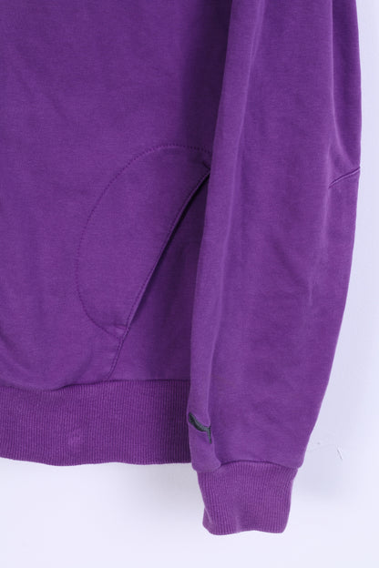 Puma Sweat-shirt 18 XXL pour femme Violet avec fermeture éclair et capuche