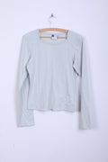 ROXY Life T-Shirt Manche Longue M 5 Femme Quiksilver Spoutnik Menthe Coton