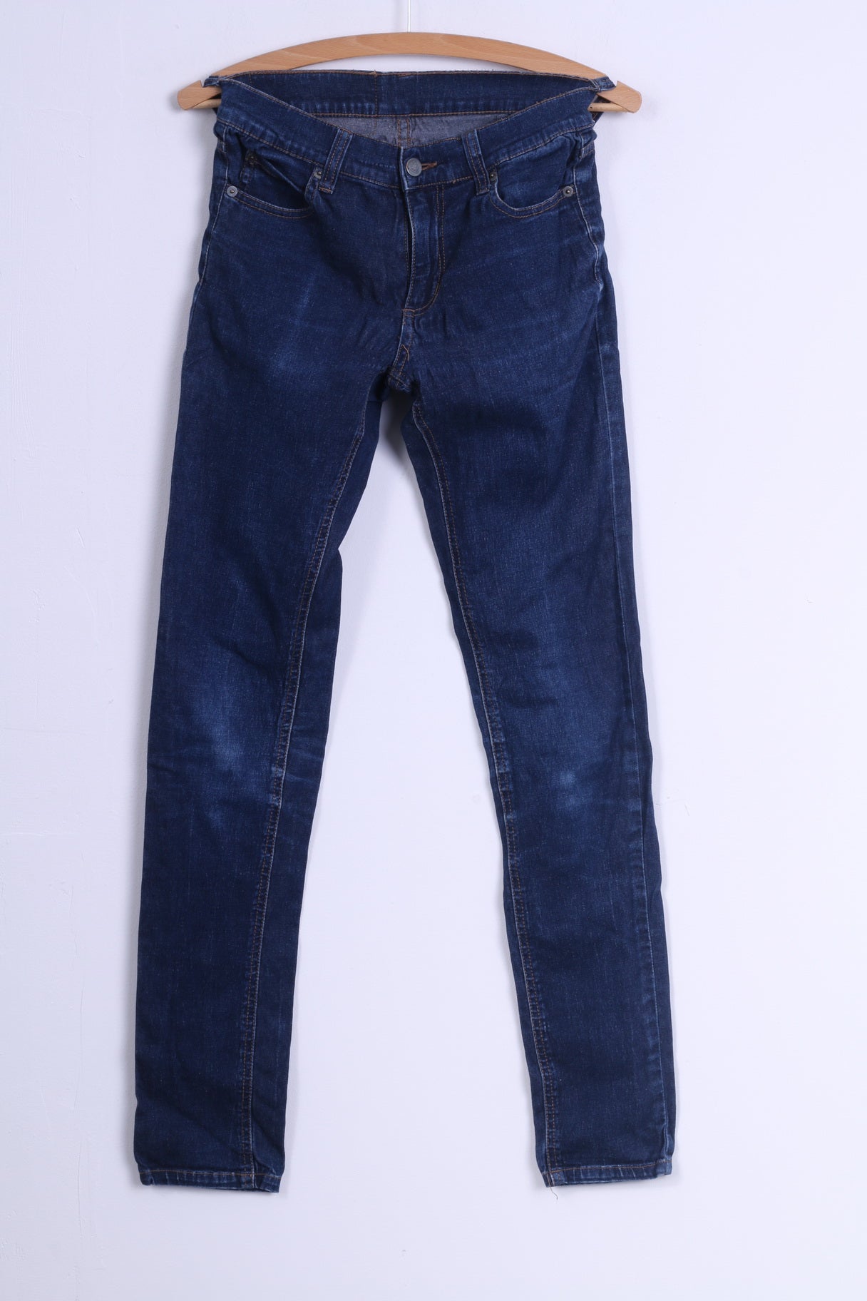 Pantaloni economici da donna W29 L34 di Monday Jeans blu in cotone elasticizzato skinny