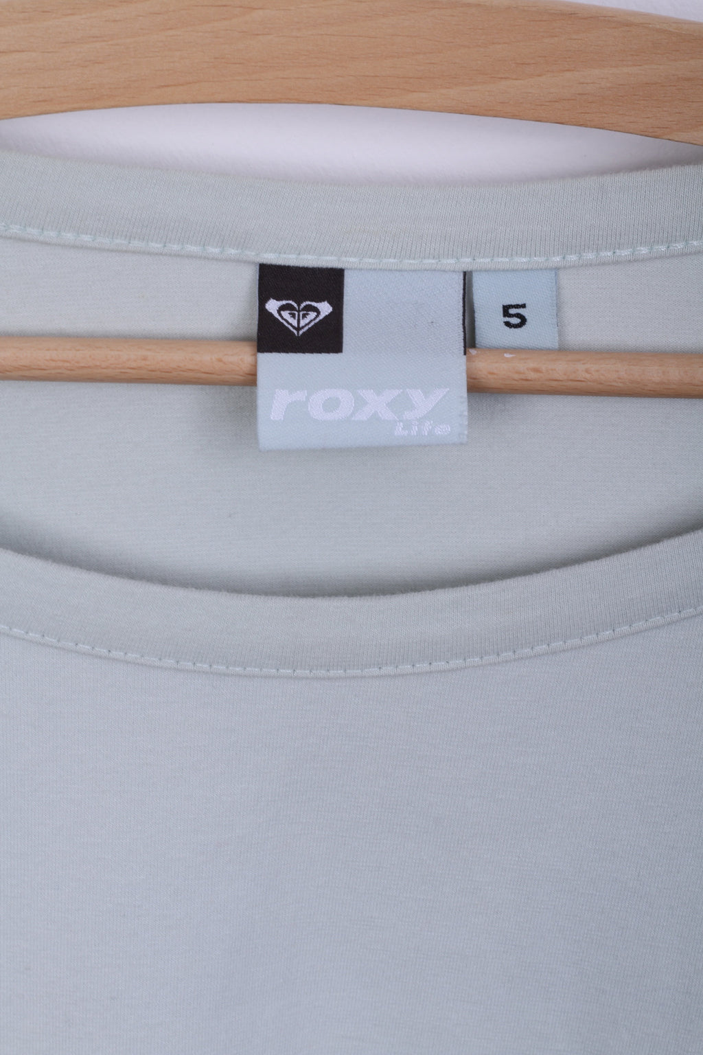 ROXY Life T-Shirt Manche Longue M 5 Femme Quiksilver Spoutnik Menthe Coton