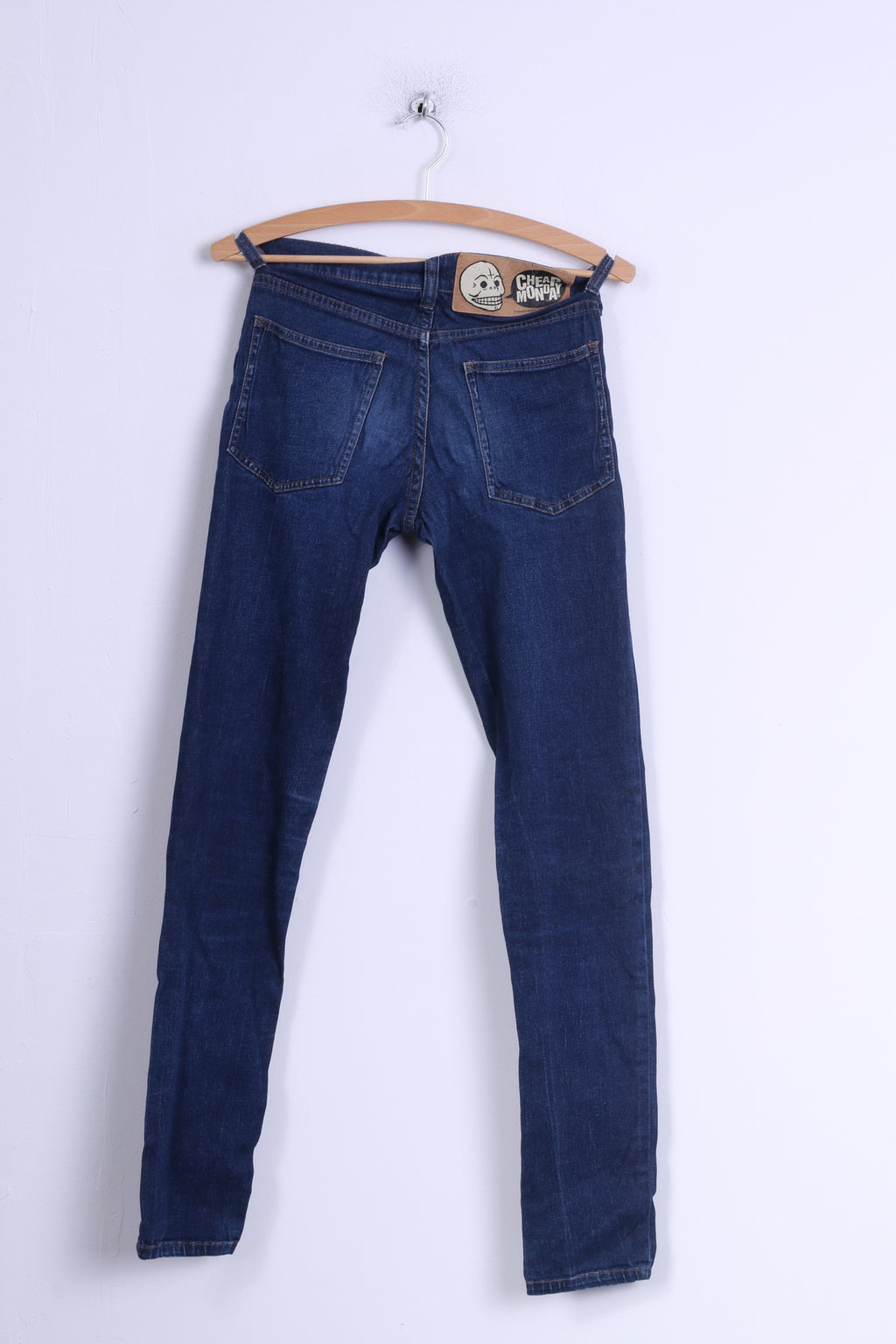 Cheap Monday Pantalon W29 L34 Femme Bleu Jeans Skinny Stretch