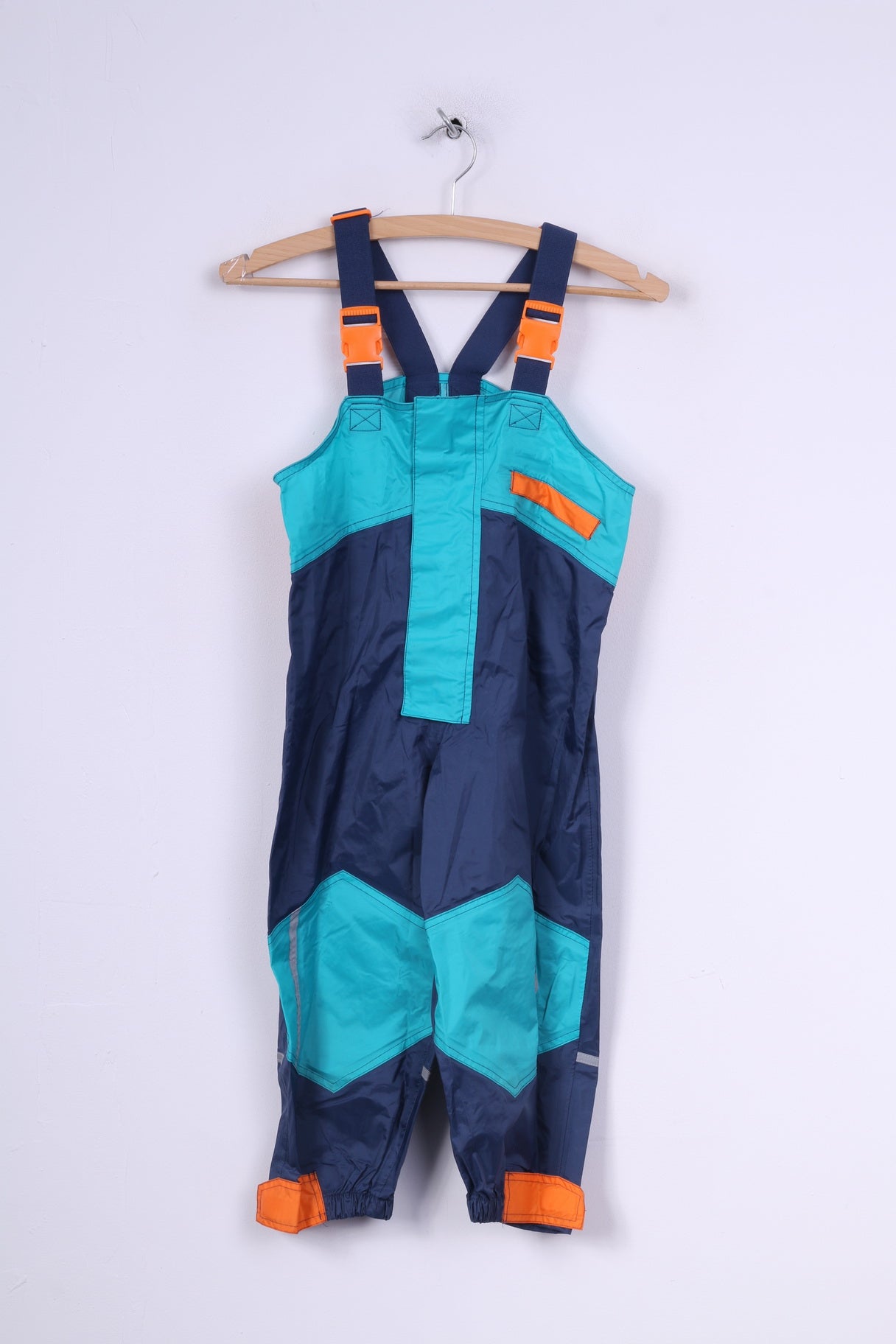 Supermax Ragazzi 116 Pantaloni Bavaglino Nylnn Impermeabile Navy 