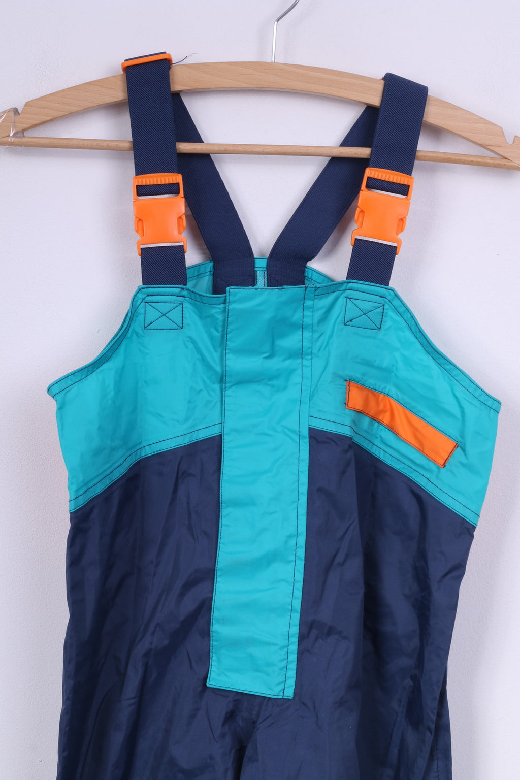 Supermax Ragazzi 116 Pantaloni Bavaglino Nylnn Impermeabile Navy 