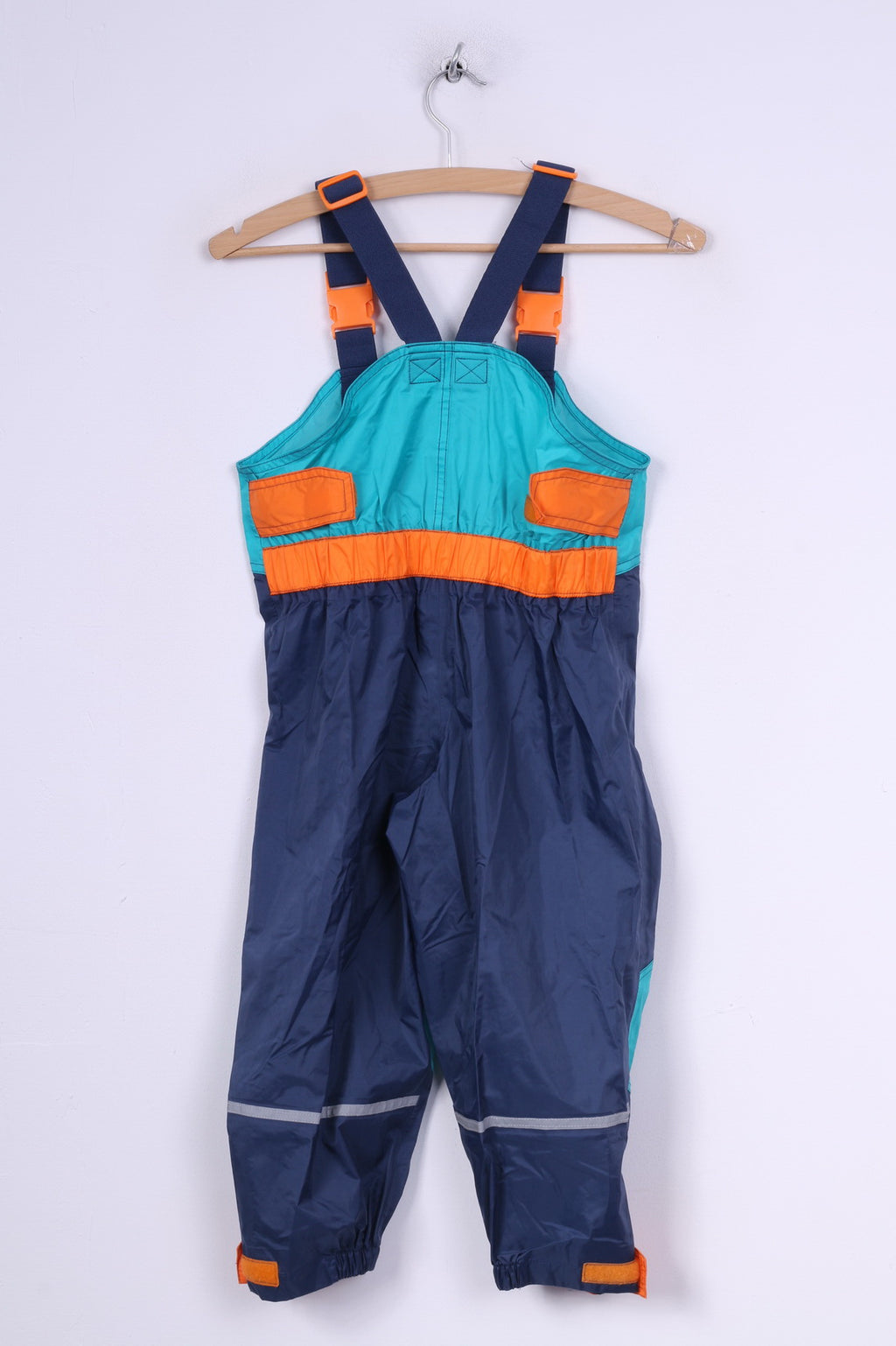 Supermax Ragazzi 116 Pantaloni Bavaglino Nylnn Impermeabile Navy 