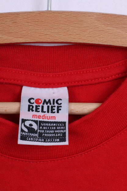 Comic Relief hommes M T-Shirt nez rouge jour I Love RND 2007 coton