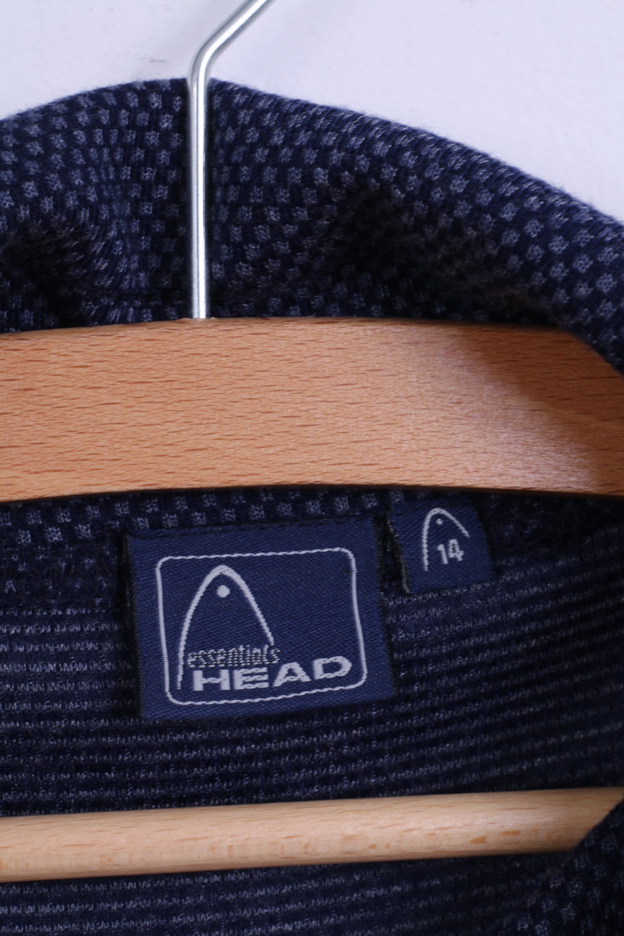Head Essentials Womens 14 M Vest Blue Polyester Tank Sleeveless Sport