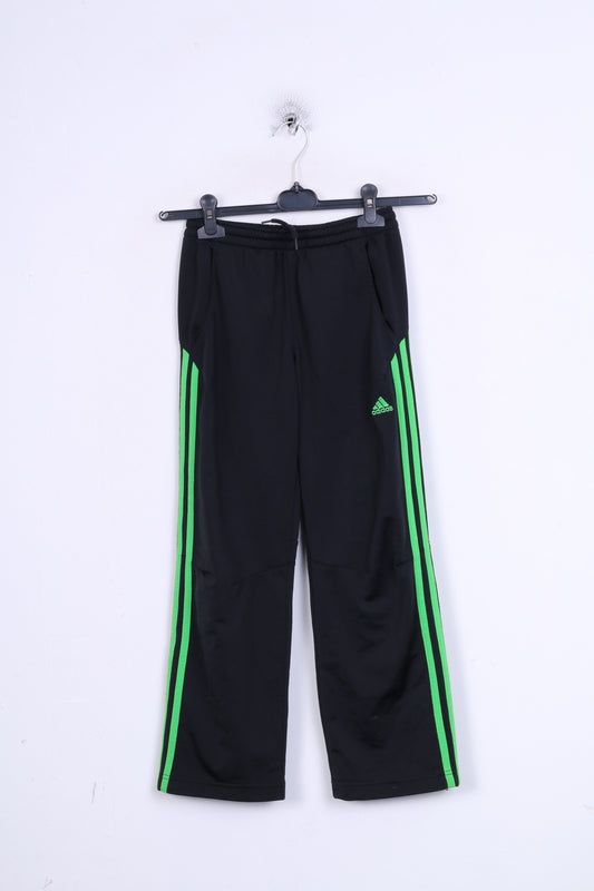 Adidas Boys 140 24'' Trousers Sweatpants Black Sport