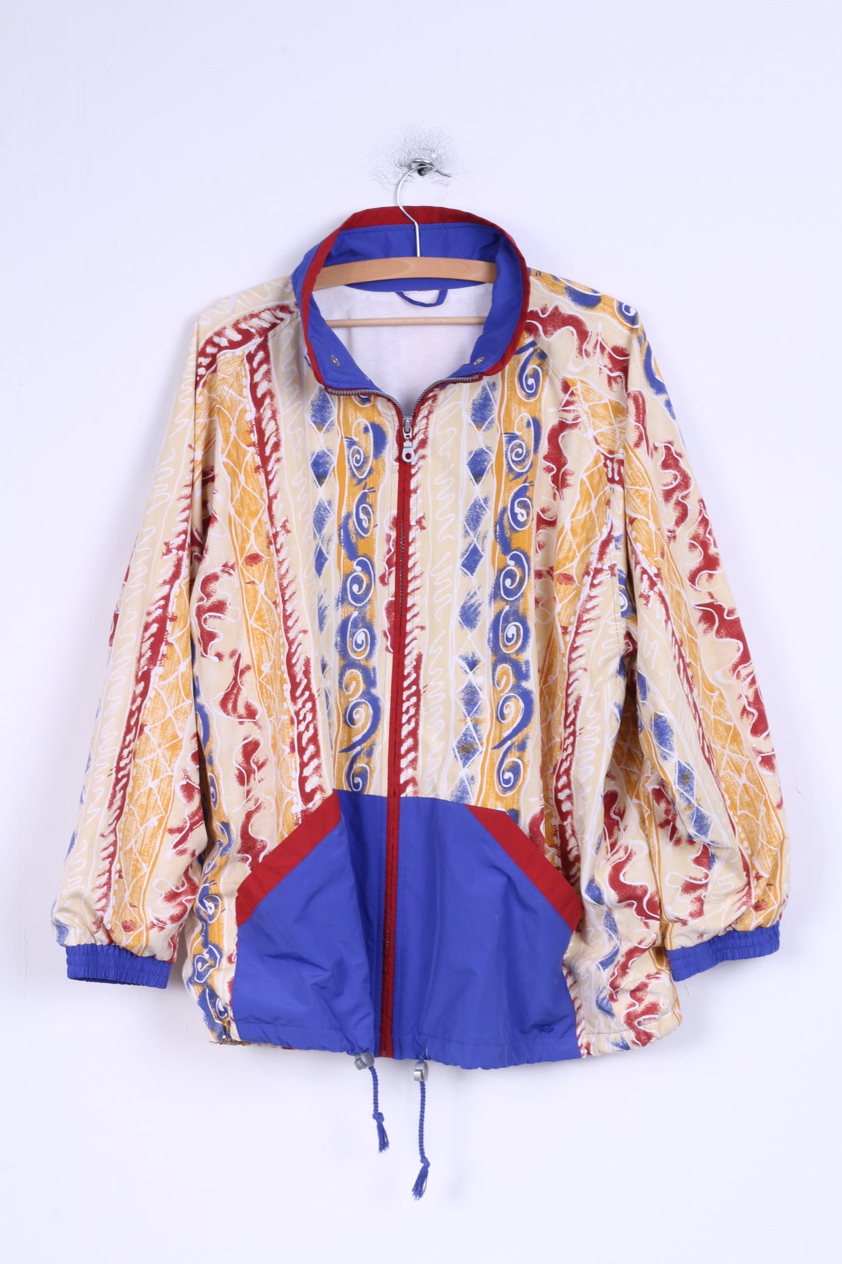 Triumph Happy Days Womens 40 L Jacket Vintage Zip Up Printed Lightweight Top