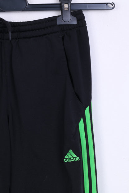 Pantaloni sportivi Adidas 140 24'' da ragazzo neri