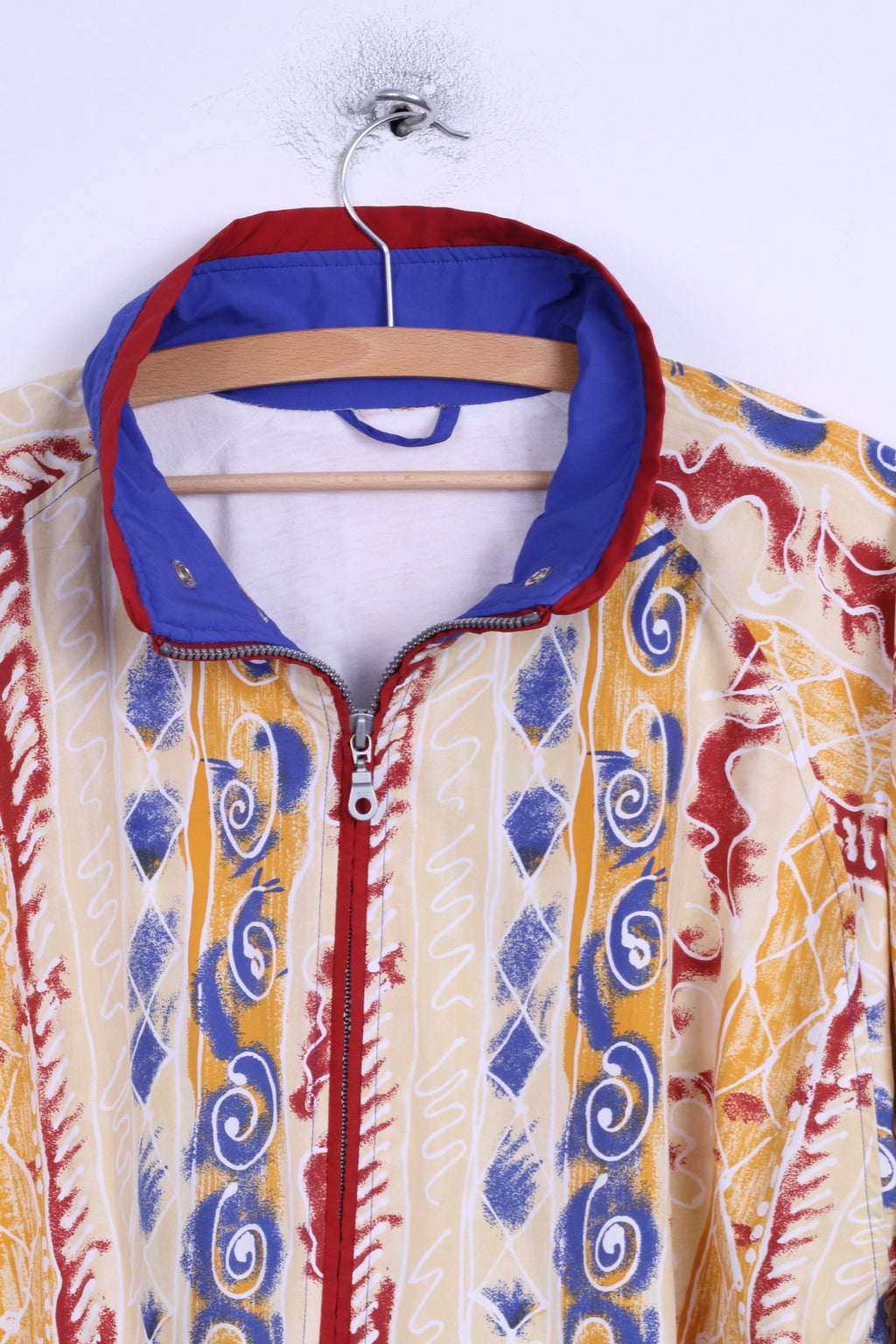 Triumph Happy Days Womens 40 L Jacket Vintage Zip Up Printed Lightweight Top